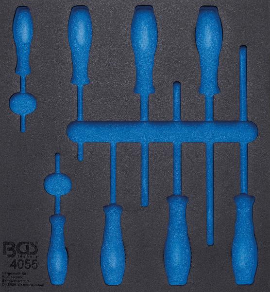BGS Werkstattwageneinlage 2/3 leer für Art. 4055 4055-1
